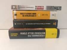 LOTTO 4 LIBRI STORIA GRANDI PERSONAGGI GRANDI BATTAGLIE DA CAPORETTO A BAGHD-Z36