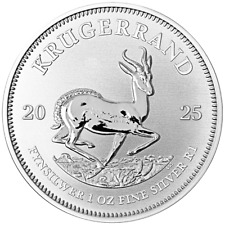 Moneta argento Sudafrica Krugerrand 2025 - moneta da investimento - 1 oz ST