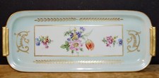 LIMOGES FLOWERS HAND DECORATED