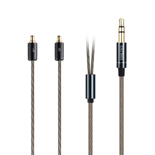 Cavo audio placcato - , argento