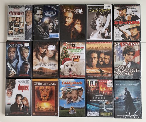 Assorted lot sealed dvd - lot,