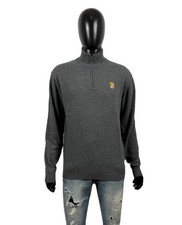 Marina Militare Maglione collo alto Misto Lana Cashmere Grigio Uomo Taglia XL