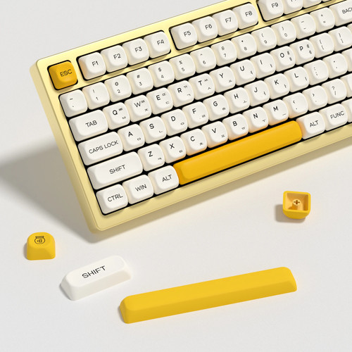 Kbdiy miele latte pbt keycaps - kbdiy,