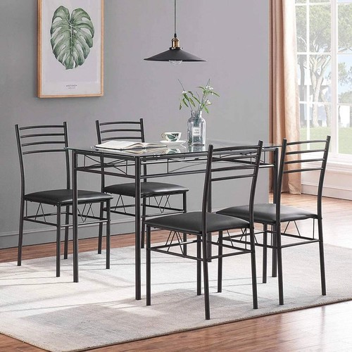 Set pranzo pezzi nero con - da,