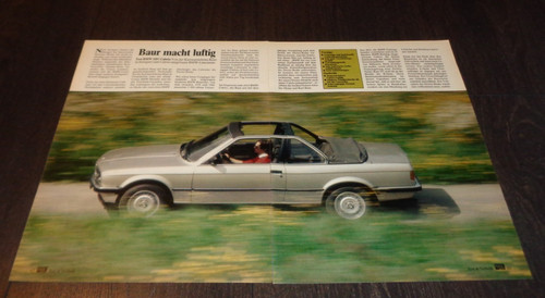 Bmw 320i baur cabrio - 320i,