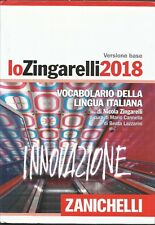 Lo Zingarelli 2018 - Vocabolario della lingua italiana. VERSIONE CARTACEA.