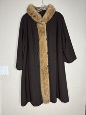 Cappotto lana marrone vintage