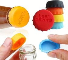 6 Pcs Tappi per Bottiglia in Silicone, Colorati Tappo a Corona per Bottiglie Di 