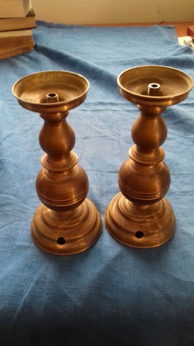 Porta candele bronzo - porta-candele,