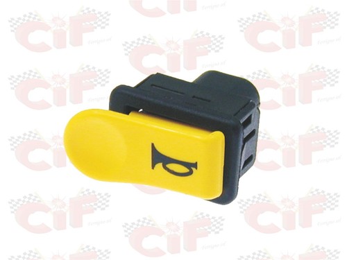 Pulsante clacson giallo - pulsante,