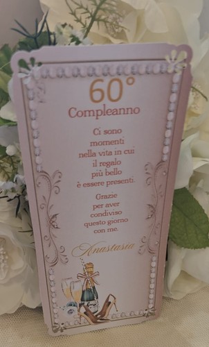 Segnaposto compleanno adulti
