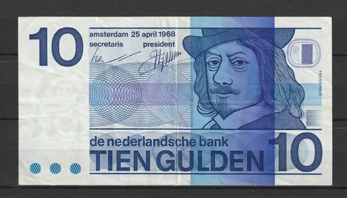 Pays bas billet gulden - 10,