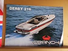 Scafo Derby 216 Cantiere Cranchi Depliant Nautica D'epoca 