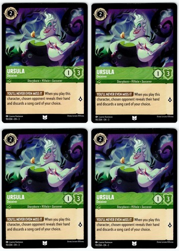 Lorcana ursula deceiver - 4x,