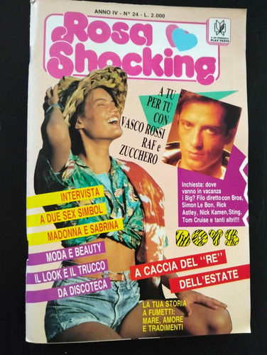 Rosa shocking 1989 vasco - shocking,