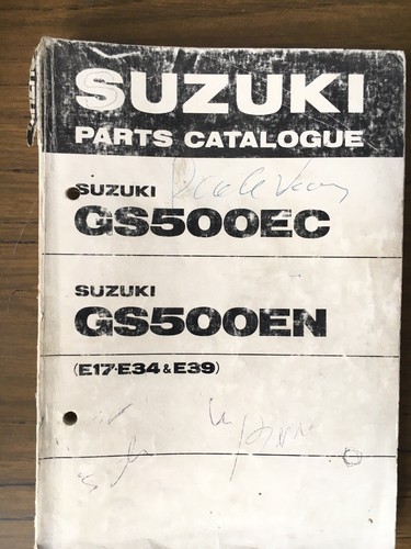 Suzuki gs500ec parts - suzuki,