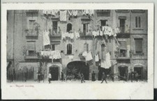 NAPOLI - Napoli vecchia - cartolina originale d'epoca inizio '900    -var477