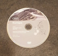 AUDI RNS-E PLUS 2019 Mappa Navigazione Disco Navigatore Sat Regno Unito ed Europa DVD Europa Ovest
