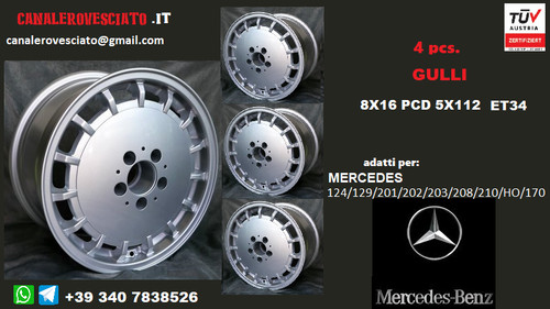 Cerchi gulli pollici - 16,