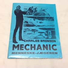 The Mechanic Charles Bronson Jan-Michael Vincent Vintage 1972 Danish Movie...