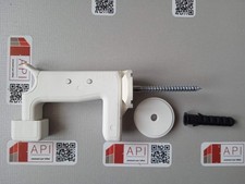 FERMA PERSIANE AUTOMATICO TOP GRILLO BIANCO BLOCCA FINESTRA + TASSELLO  SPESSORE