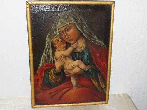 Dipinto ritratto maria con - dipinto,