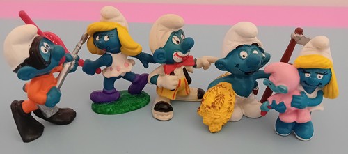 Lotto puffi schleich - puffi,