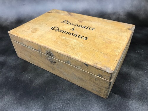 Antica cofanetto legno - in, /