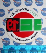 ADESIVO STICKER VINTAGE AUTOCOLLANT AUFKLEBER ORIGINAL ER ARTICOLI SPORTIVI