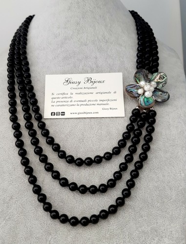 Collana lunga fili - 3,