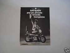 advertising Pubblicità 1971 CIMATTI BAT BABY