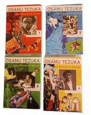 OSAMU TEZUKA UNA BIOGRAFIA MANGA Completa 4 Volumi Coconino MAI LETTI!