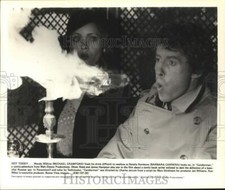 Foto stampa 1981 Michael Crawford e Barbara Carrera star in "Condorman".