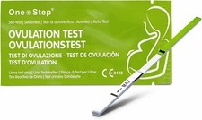 50 TEST OVULAZIONE ONE STEP Sensibilità 20mIU/ml GIORNI FERTILI STRISCE
