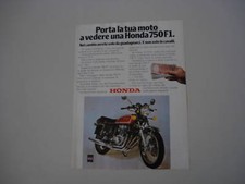 advertising Pubblicità 1977 MOTO HONDA CB 750 F1 FOUR