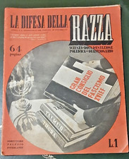 LA DIFESA DELLA RAZZA - ANNO I
