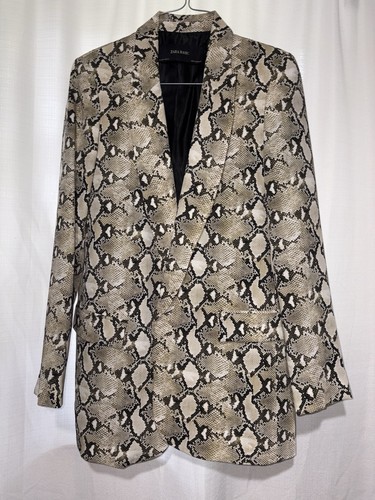 Blazer zara basic pelle - zara,