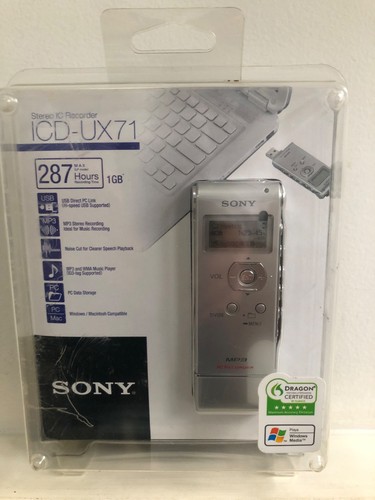New sony icd - new, digital