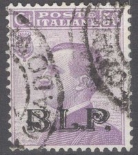 REGNO D'ITALIA B.L.P 1922-23 50 CENTESIMI N.10 US. CERT. BLP