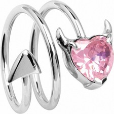 Anello Donna Argentato Cuore