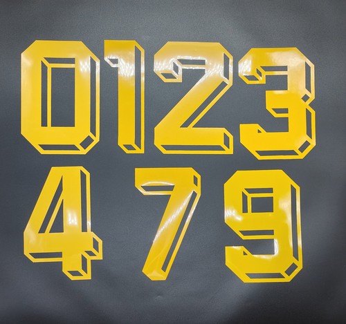 Numero giallo - numero,