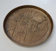 Piatto/scultura In Bronzo 