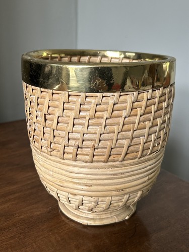 Vintage 1970s natural wicker - vintage,