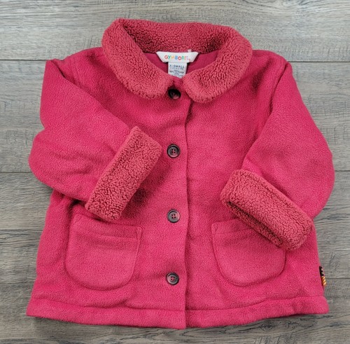 Giacca rossa fuzzy bambina