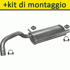 VOLVO 440 460 1.6 1.7 1.8 1988-1997 Silenziatore Marmitta Posteriore+