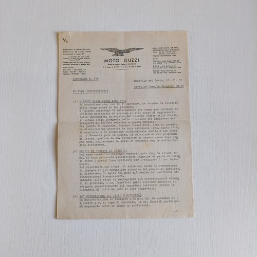1959 moto guzzi ufficio - 1959,