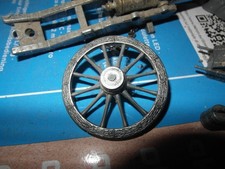 Diorama cannone metallo guerra