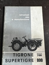 Manuale Uso E Manutenzione Antonio Carraro Tigrone 700. 800