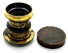 BELLO! Obiettivo RAPID RETTILINEAR TYPE 8 X 10" F8 grande formato ottone