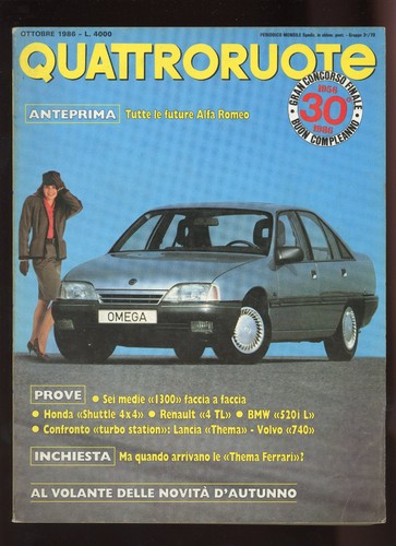 Quattroruote 372 1986 - 372, /